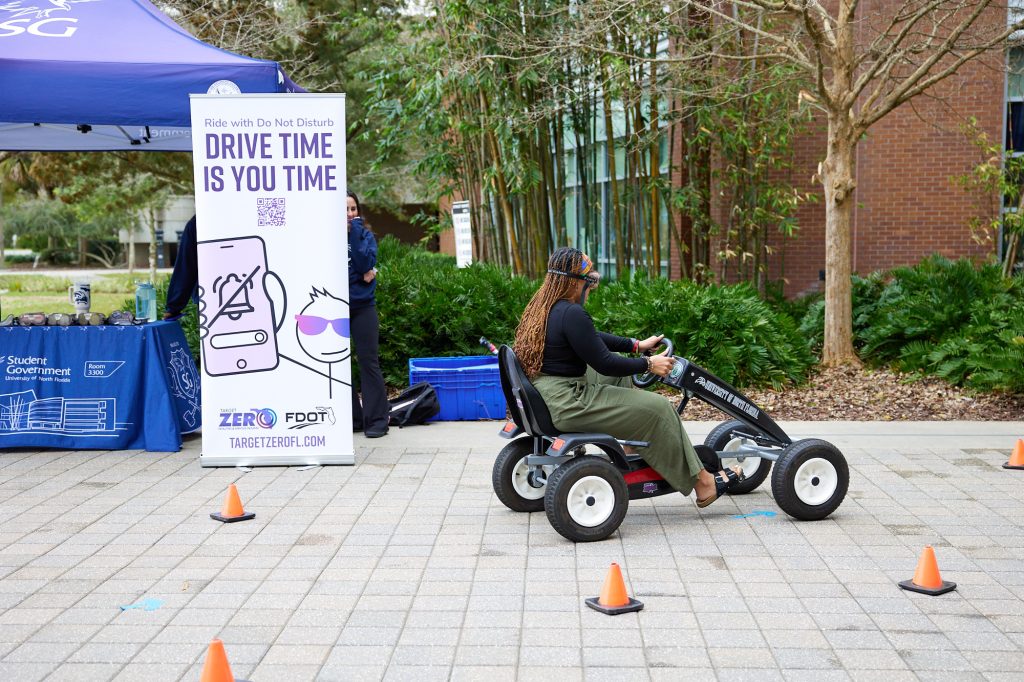 Target Zero UNF traffic safety outreach