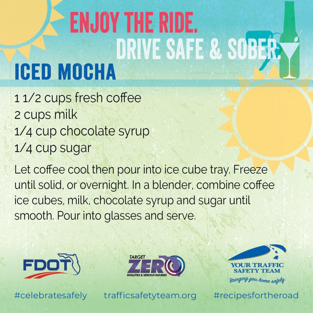 iced mocha mocktail