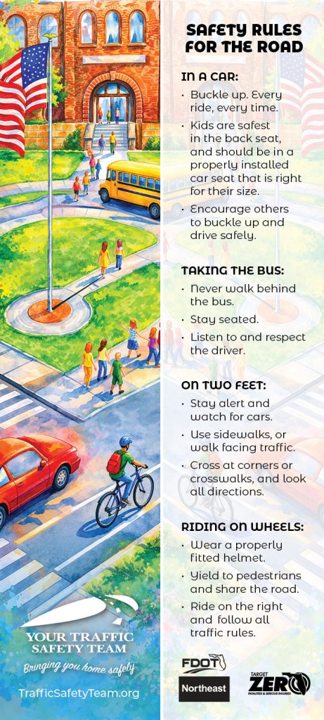 traffic safety bookmarks 2026 Rules for the Road